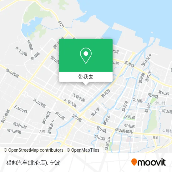 猎豹汽车(北仑店)地图