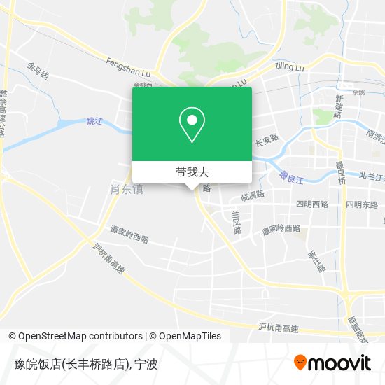 豫皖饭店(长丰桥路店)地图