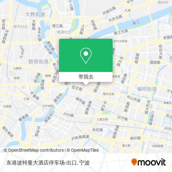 东港波特曼大酒店停车场-出口地图