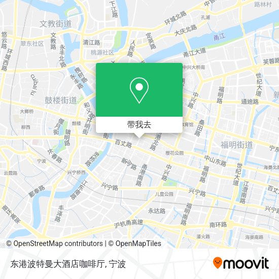东港波特曼大酒店咖啡厅地图