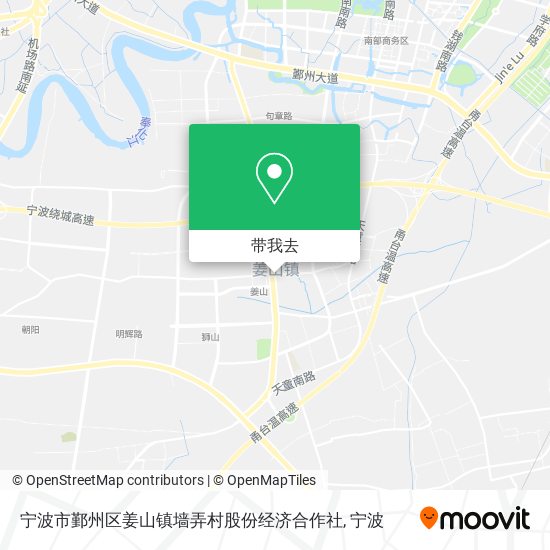 宁波市鄞州区姜山镇墙弄村股份经济合作社地图
