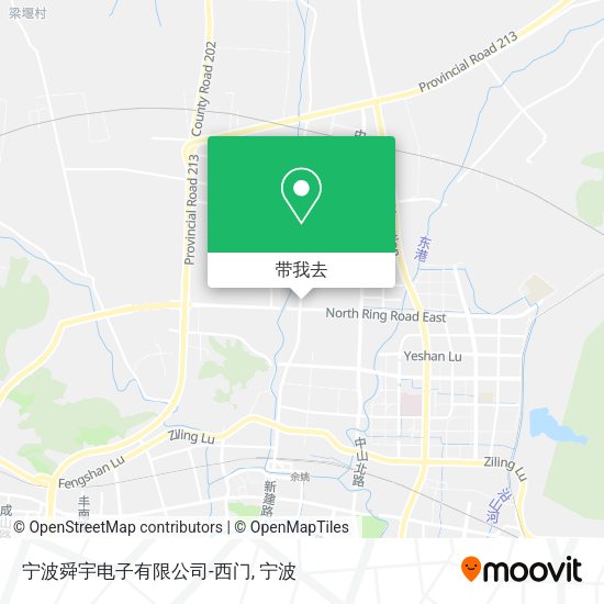 宁波舜宇电子有限公司-西门地图