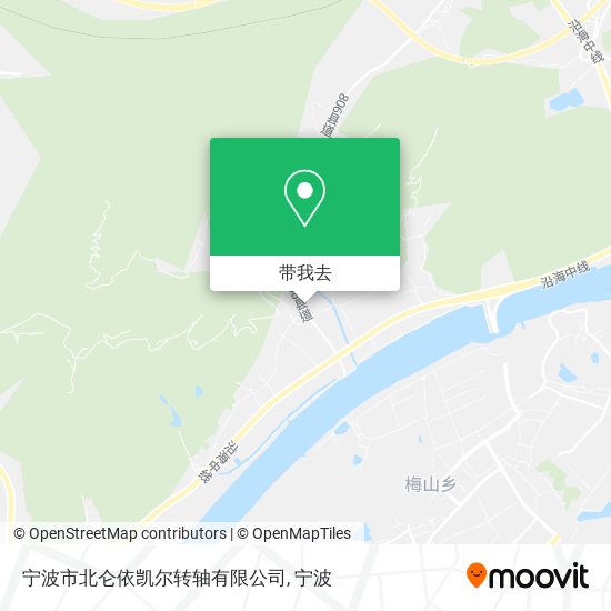 宁波市北仑依凯尔转轴有限公司地图