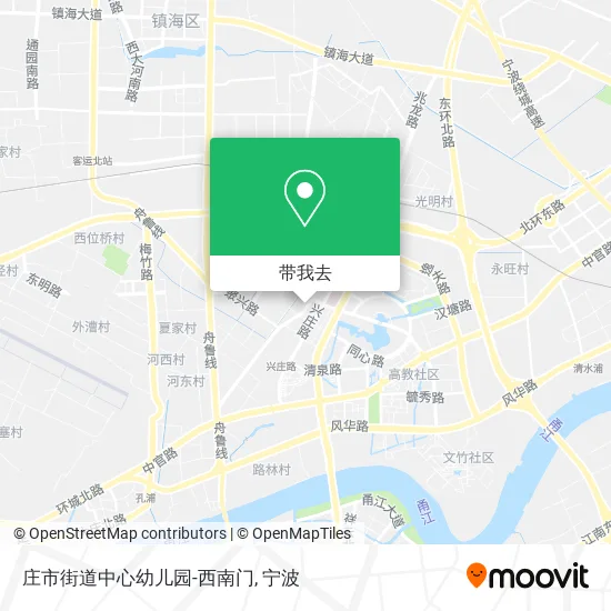庄市街道中心幼儿园-西南门地图