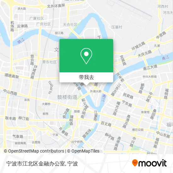 宁波市江北区金融办公室地图