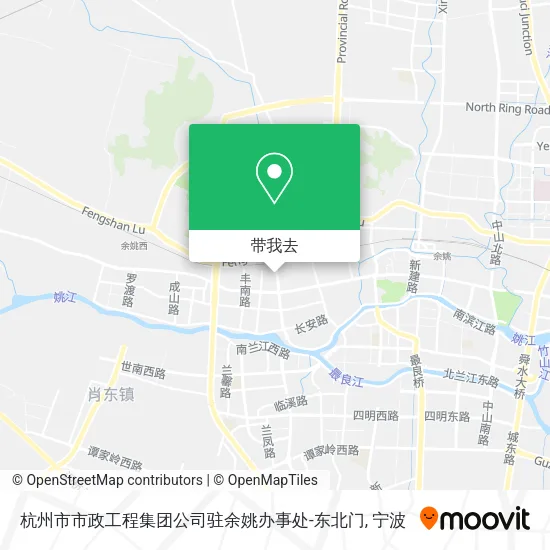 杭州市市政工程集团公司驻余姚办事处-东北门地图