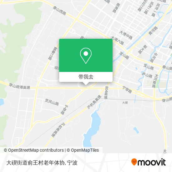大碶街道俞王村老年体协地图