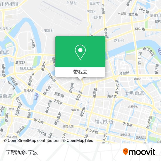 宁翔汽修地图