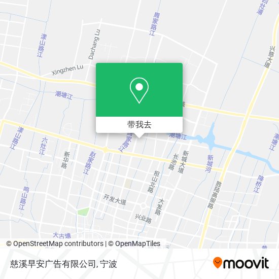 慈溪早安广告有限公司地图