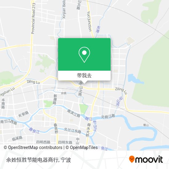 余姓恒胜节能电器商行地图