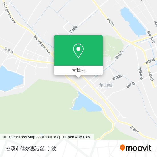 慈溪市佳尔惠泡塑地图
