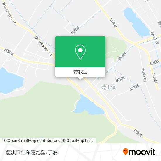 慈溪市佳尔惠泡塑地图