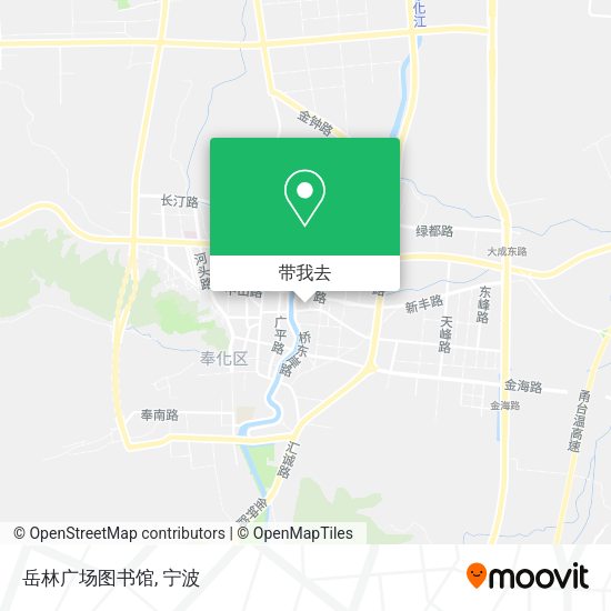 岳林广场图书馆地图