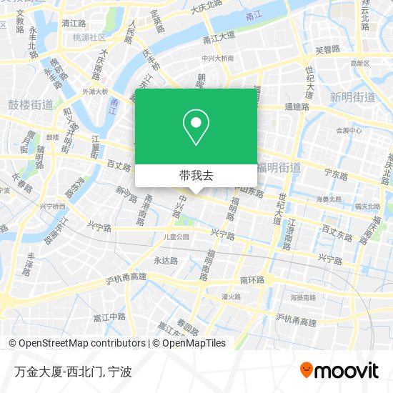 万金大厦-西北门地图