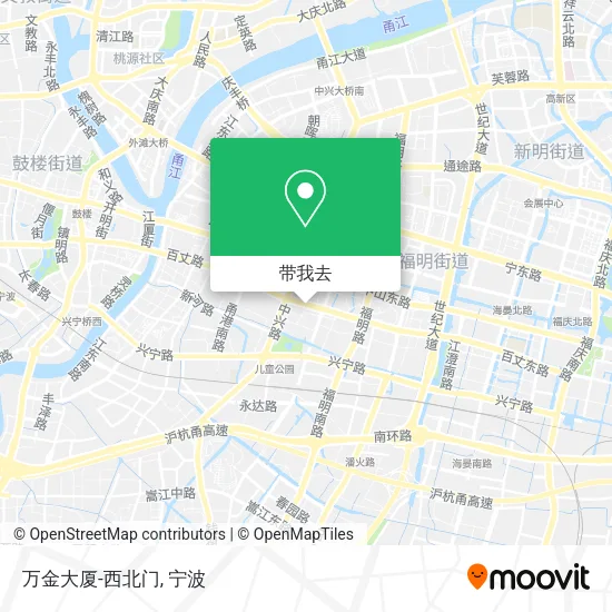 万金大厦-西北门地图