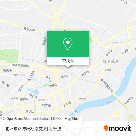 北环东路与庆标路交叉口地图