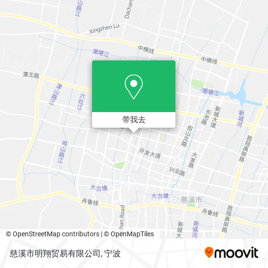 慈溪市明翔贸易有限公司地图