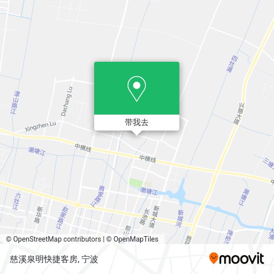 慈溪泉明快捷客房地图
