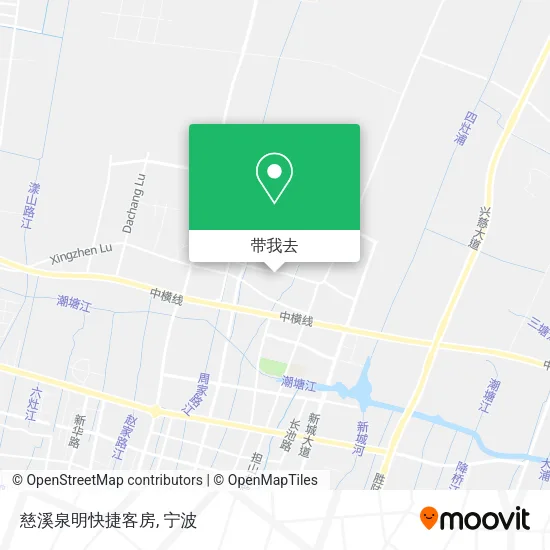 慈溪泉明快捷客房地图