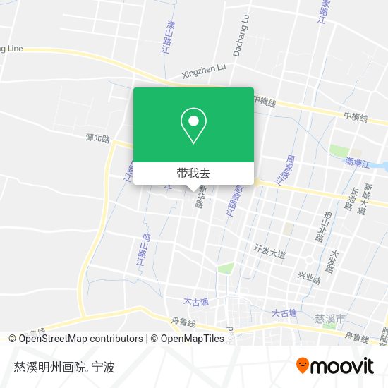慈溪明州画院地图