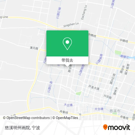 慈溪明州画院地图