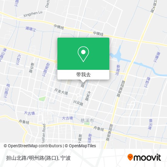 担山北路/明州路(路口)地图