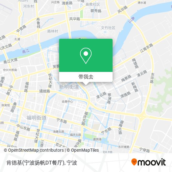 肯德基(宁波扬帆DT餐厅)地图
