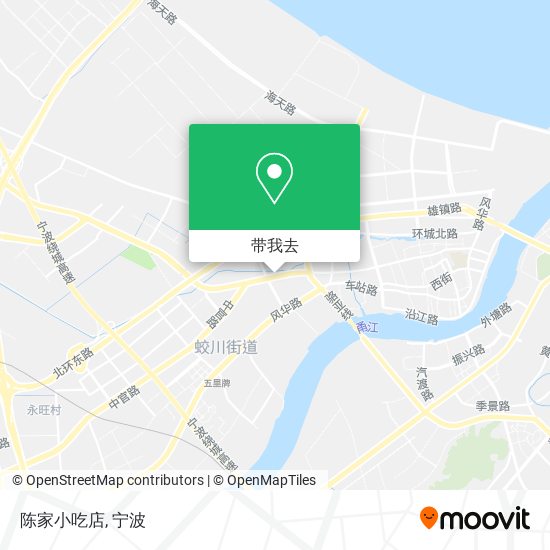 陈家小吃店地图
