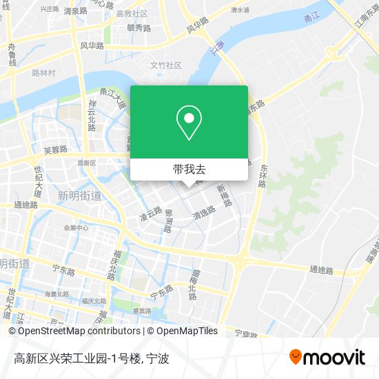 高新区兴荣工业园-1号楼地图
