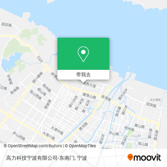 高力科技宁波有限公司-东南门地图