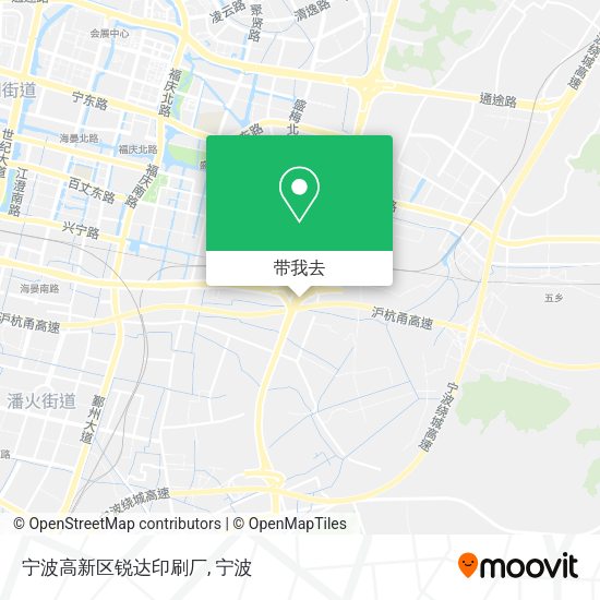 宁波高新区锐达印刷厂地图