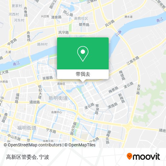 高新区管委会地图