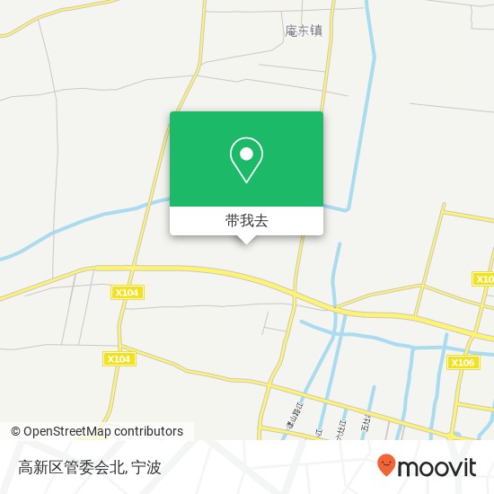高新区管委会北地图
