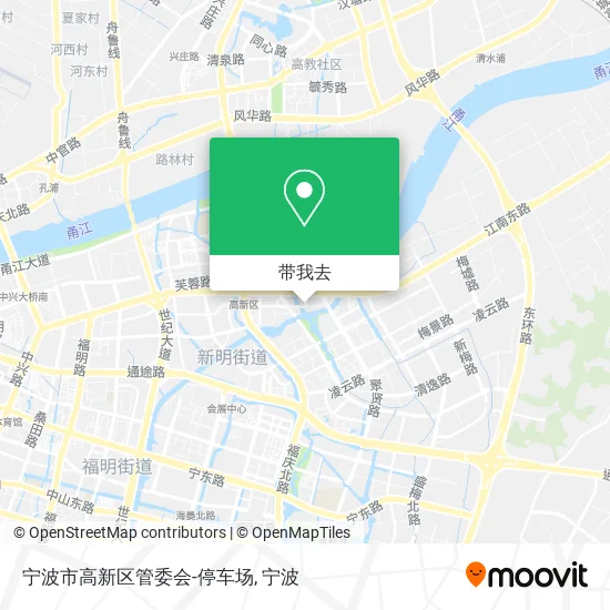宁波市高新区管委会-停车场地图