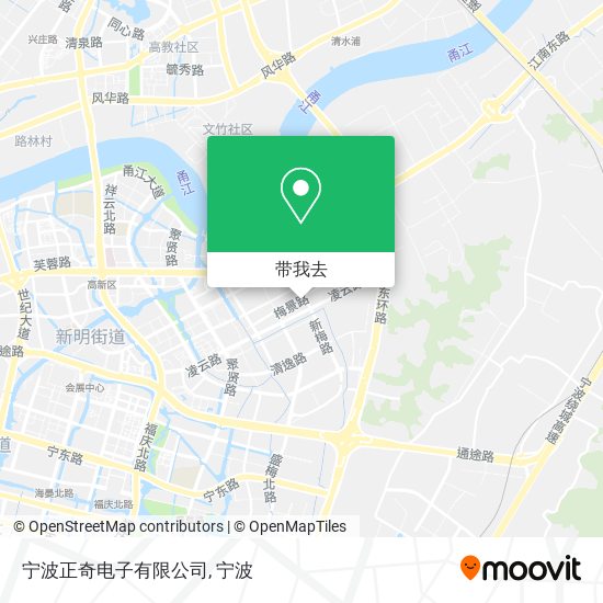 宁波正奇电子有限公司地图