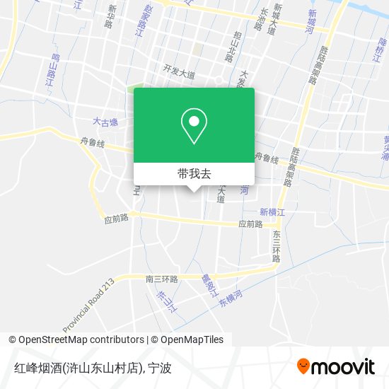 红峰烟酒(浒山东山村店)地图