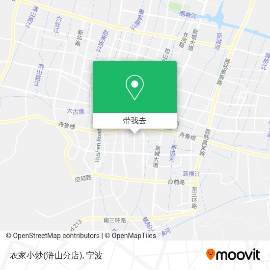农家小炒(浒山分店)地图