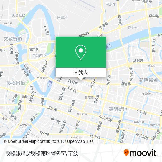 明楼派出所明楼南区警务室地图