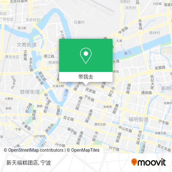 新天福糕团店地图