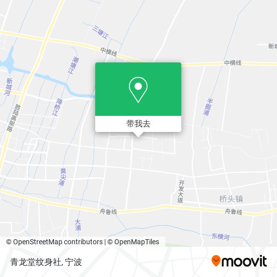 青龙堂纹身社地图