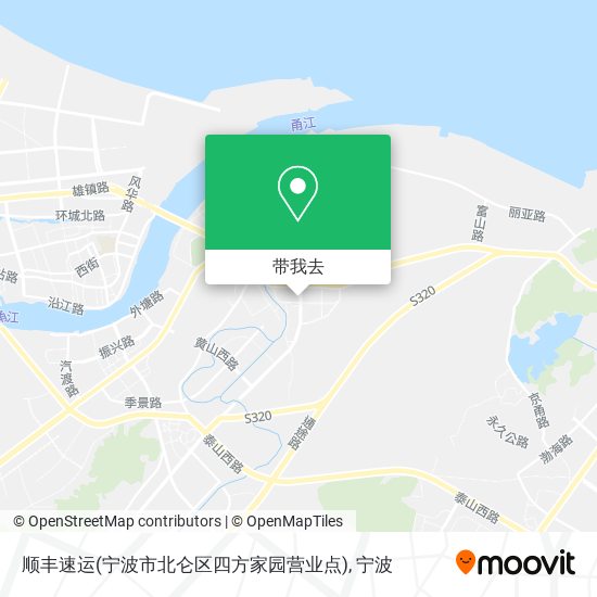 顺丰速运(宁波市北仑区四方家园营业点)地图