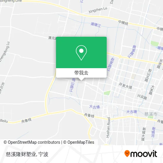 慈溪隆财塑业地图