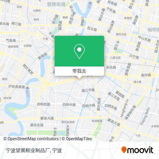宁波望展框业制品厂地图