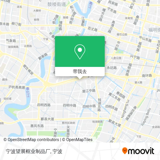 宁波望展框业制品厂地图
