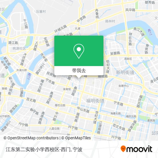 江东第二实验小学西校区-西门地图