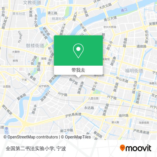 全国第二书法实验小学地图