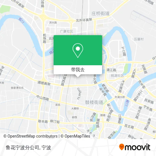 鲁花宁波分公司地图