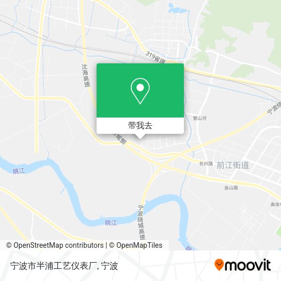 宁波市半浦工艺仪表厂地图