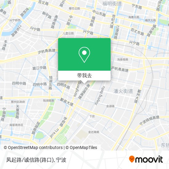 凤起路/诚信路(路口)地图