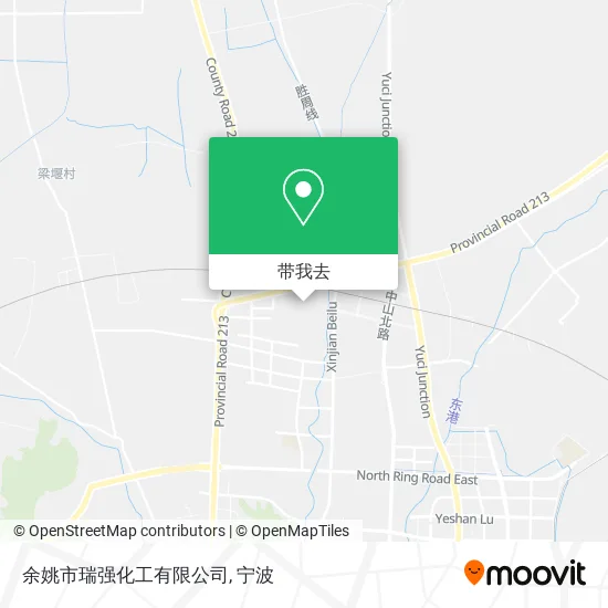 余姚市瑞强化工有限公司地图